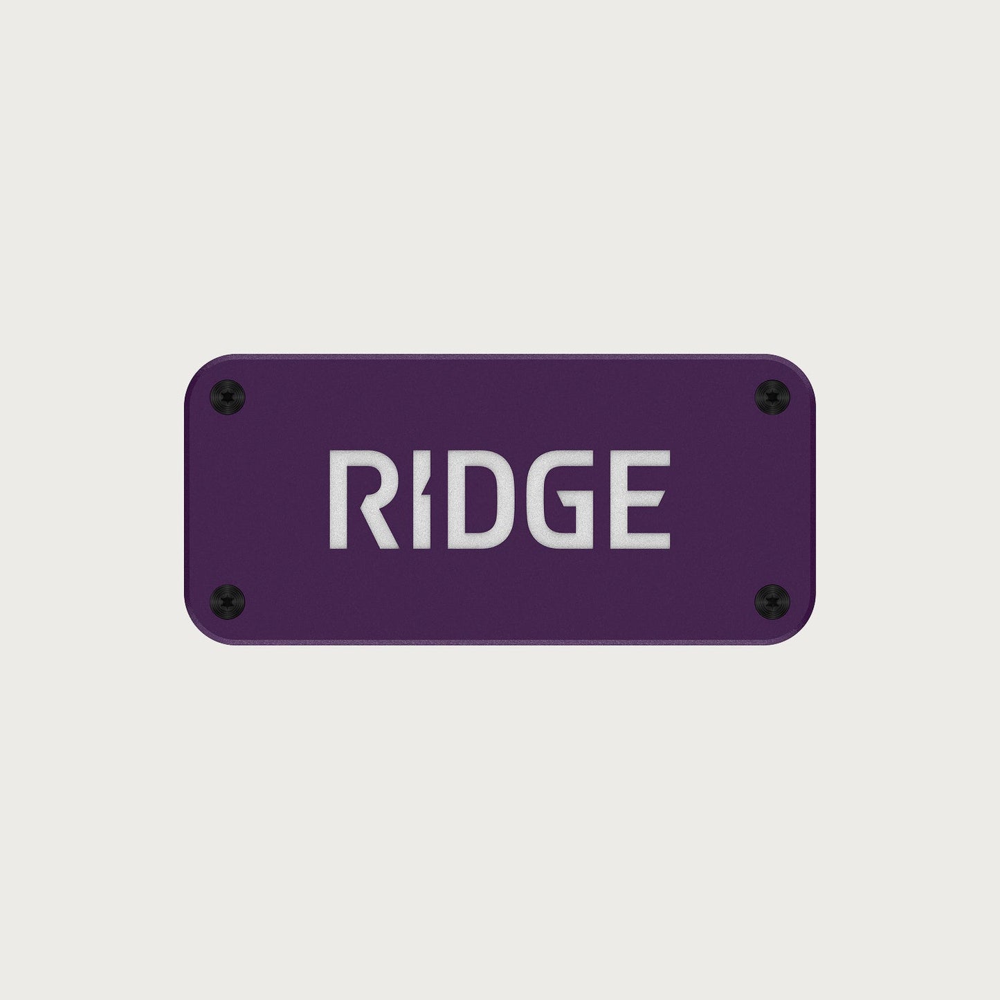 Ridge Logo Plate - Alaska Twilight