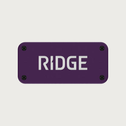 Ridge Logo Plate - Alaska Twilight