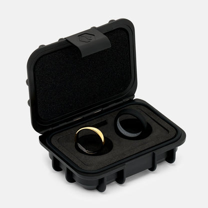 4mm Rounded Ring Set - 24K Gold