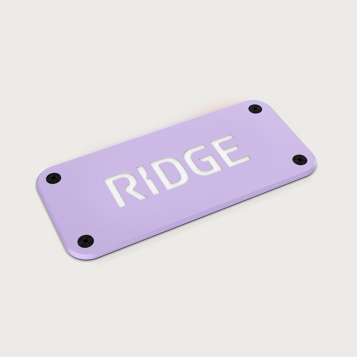 Ridge Logo Plate - Lavender
