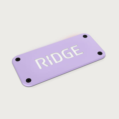 Ridge Logo Plate - Lavender