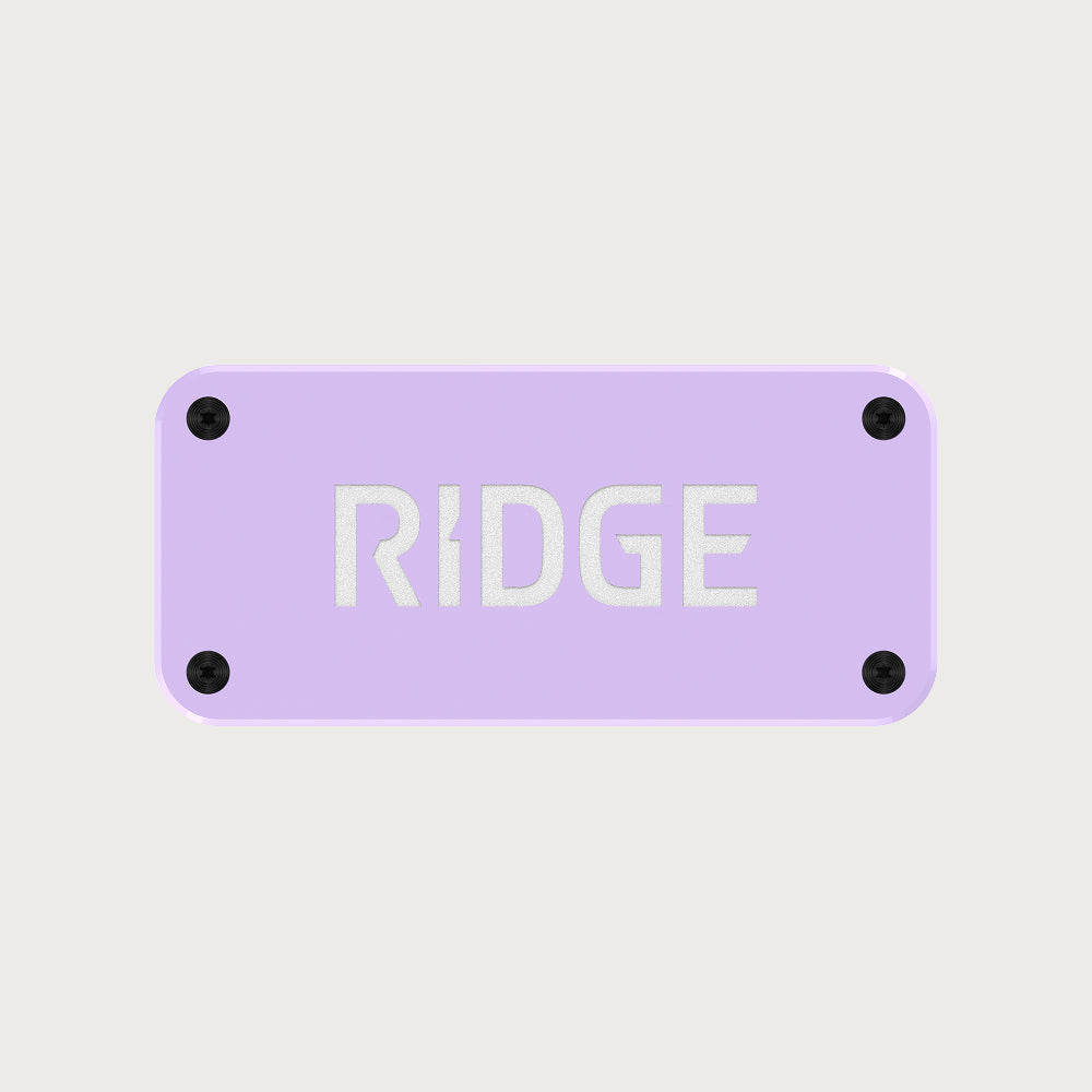 Ridge Logo Plate - Lavender