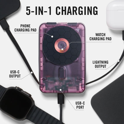 Ridge Power Bank - 10k mAh Bundle - Atomic Purple - 3-Pack