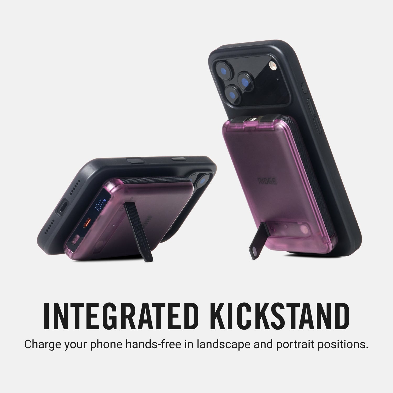 Ridge Power Bank - 10k mAh Bundle - Atomic Purple - 2-Pack