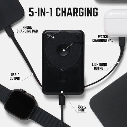 Ridge Power Bank - 10k mAh Bundle - Matte Black - 2-Pack
