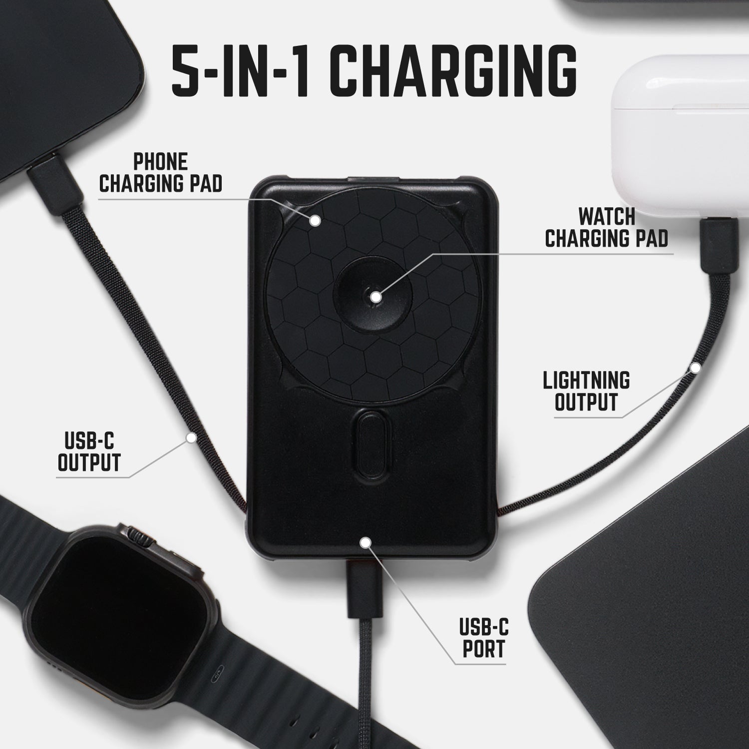 Ridge Power Bank - 10k mAh Bundle - Assorted - 2-Pack
