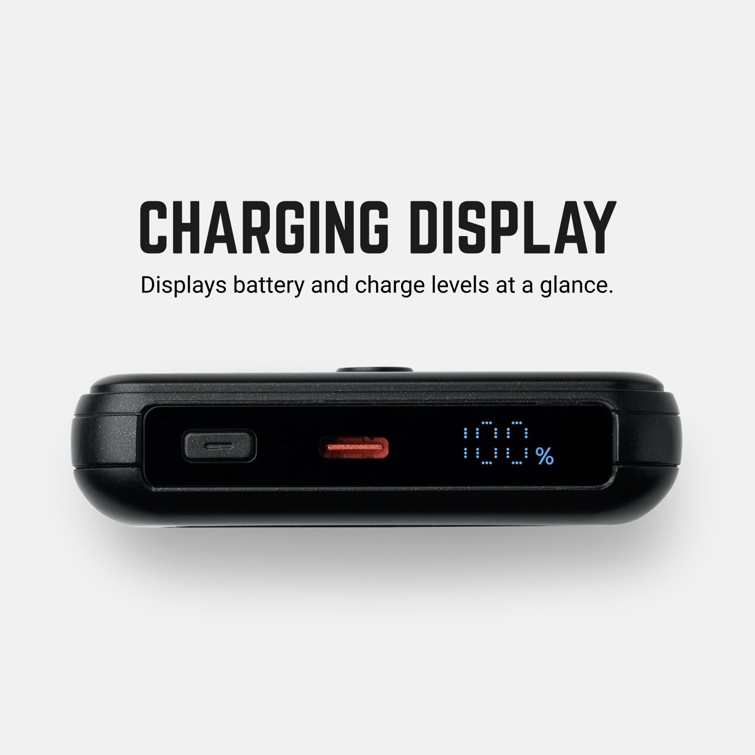 Ridge Power Bank - 10k mAh - Matte Black