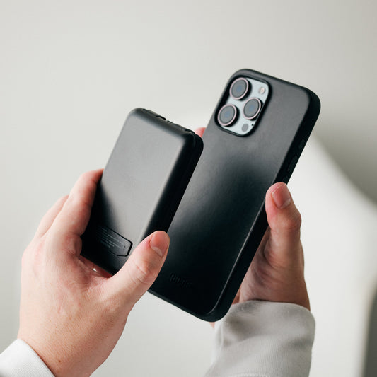 Everyday Charging Kit - iPhone 16 Pro - Tobacco Brown Leather