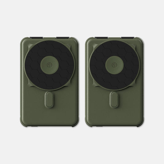 Ridge Power Bank - 10k mAh Bundle - Matte Olive - 2-Pack