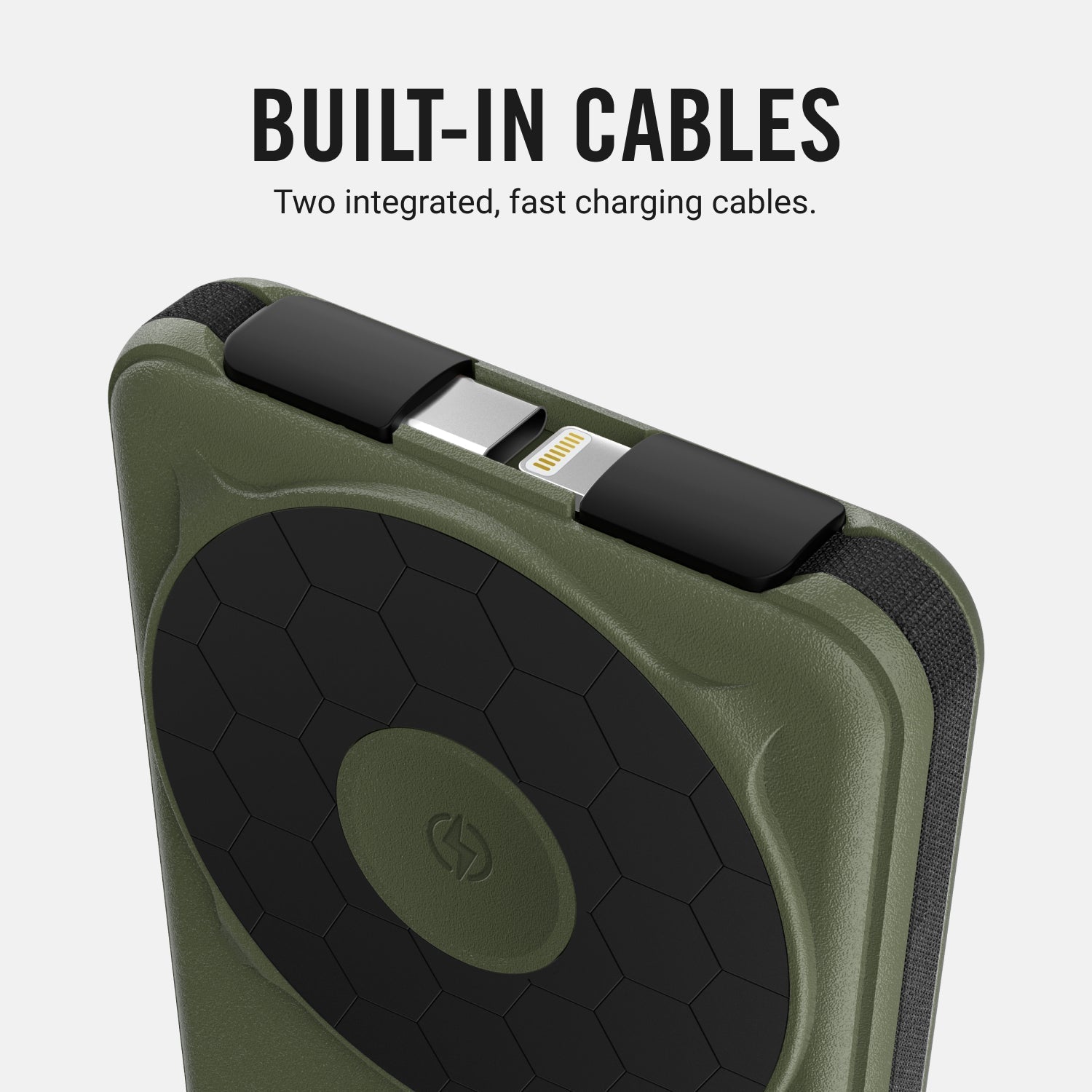 Ridge Power Bank - 10k mAh Bundle - Matte Olive - 3-Pack