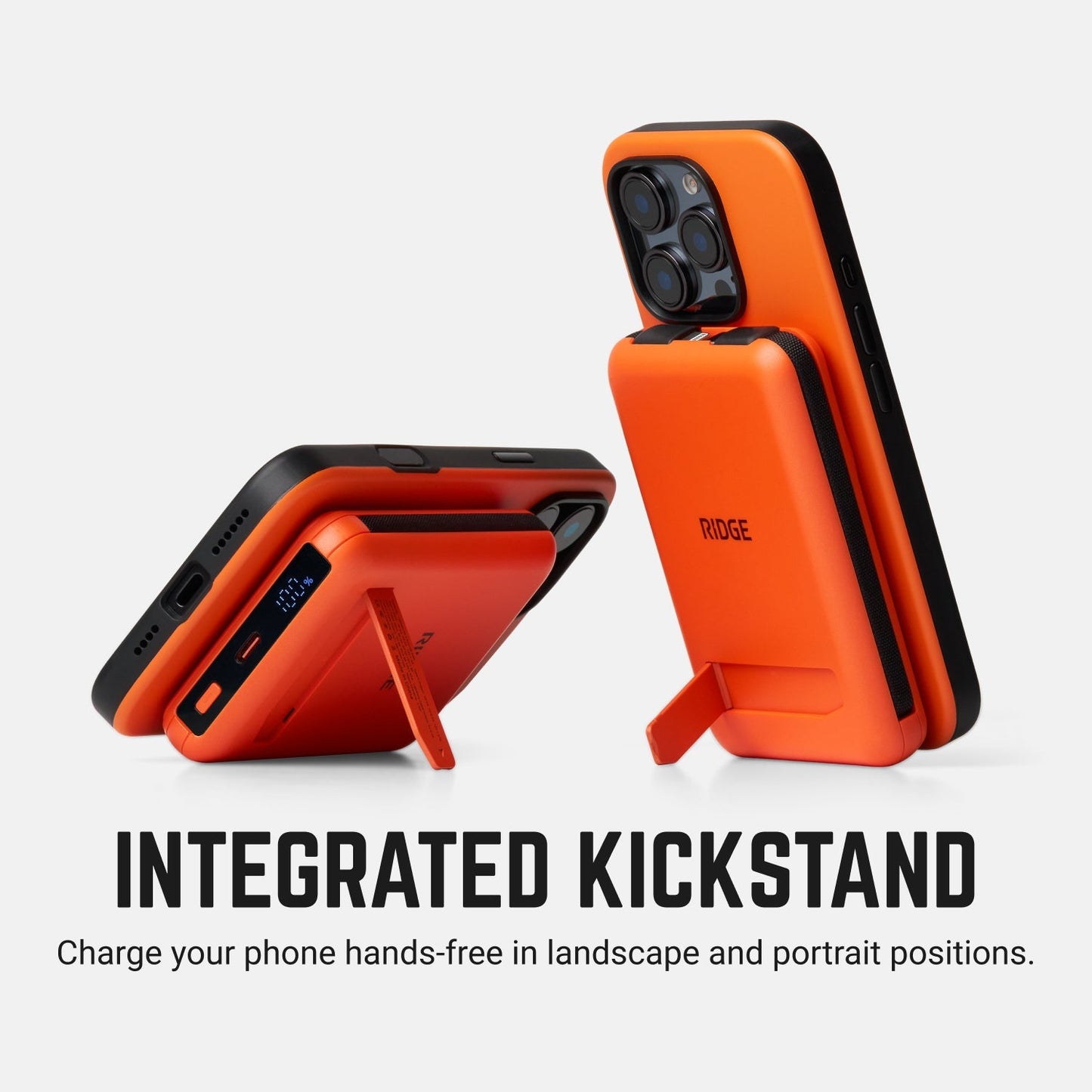 Ridge Power Bank - 10k mAh - Basecamp Orange