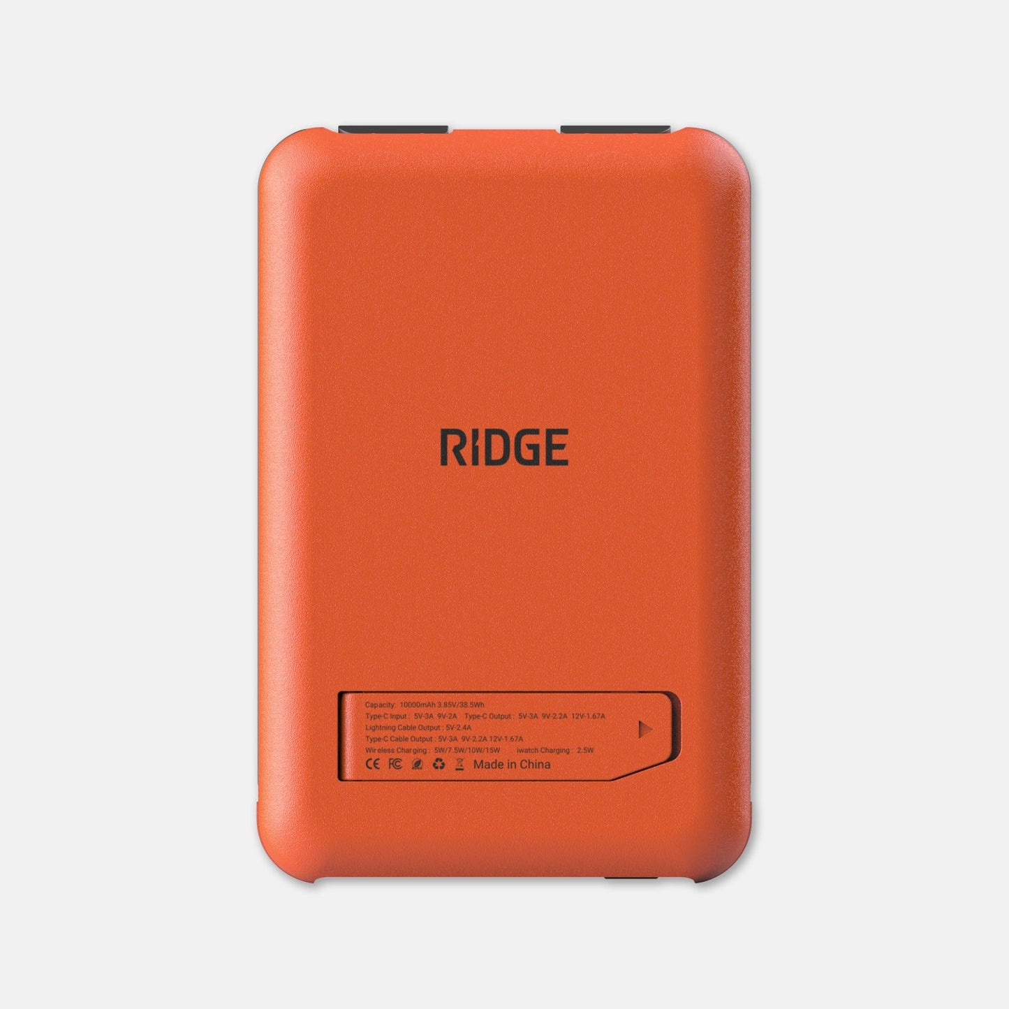 Ridge Power Bank - 10k mAh Bundle - Basecamp Orange - 2-Pack