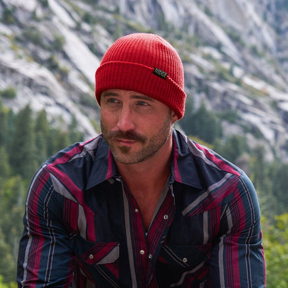 Classic Cuffed Beanie - Rodeo Red