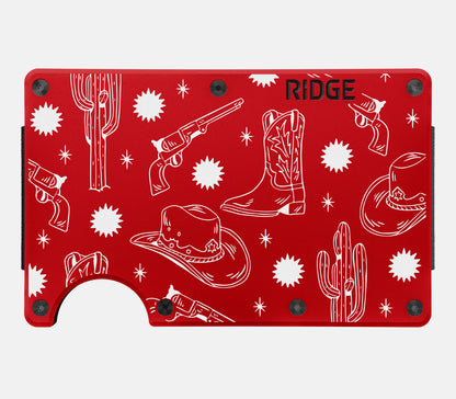 Ridge Wallet - Rodeo Red - Outlaw