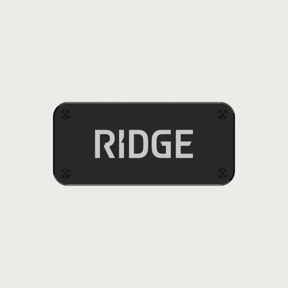 Ridge Logo Plate - Royal Black