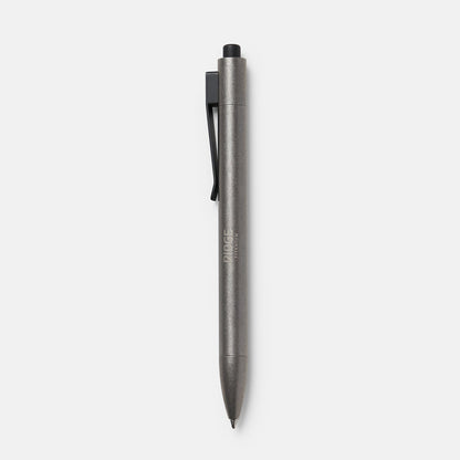 Ridge Click Pen - Stonewashed Titanium