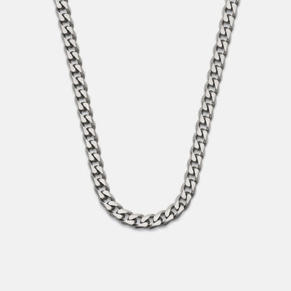 5mm Curb Chain - Titanium - 20"