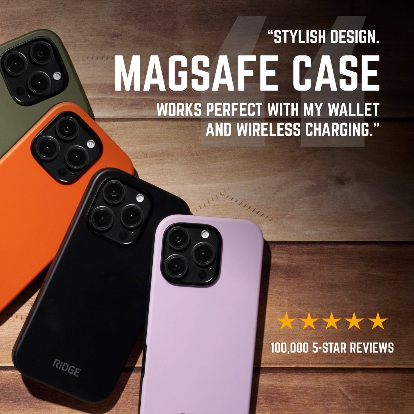 Ridge Phone Case - Basecamp Orange - iPhone 16 Pro